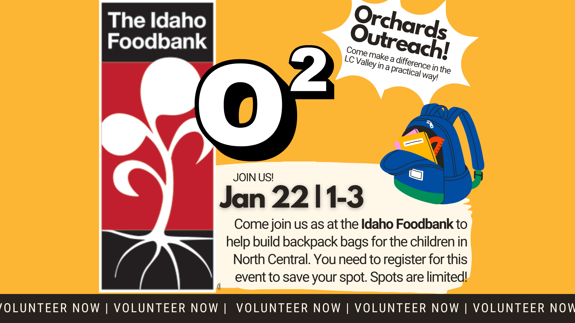 Featured image for O2- Idaho Foodbank Backpack Program