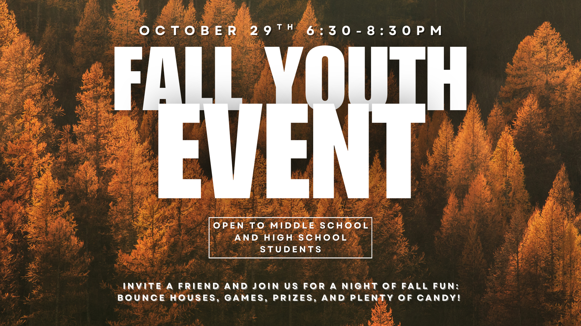 Featured image for Fall Youth Event